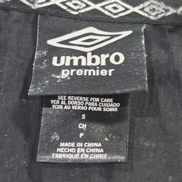 Umbro Premier Reflective Lightweight Quarter Zip Training Pullover Jacket. S - Picture 7 of 12